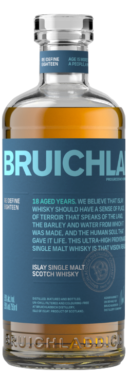 Bruichladdich RE/DEFINE 18-years Islay Single Malt - 750ml