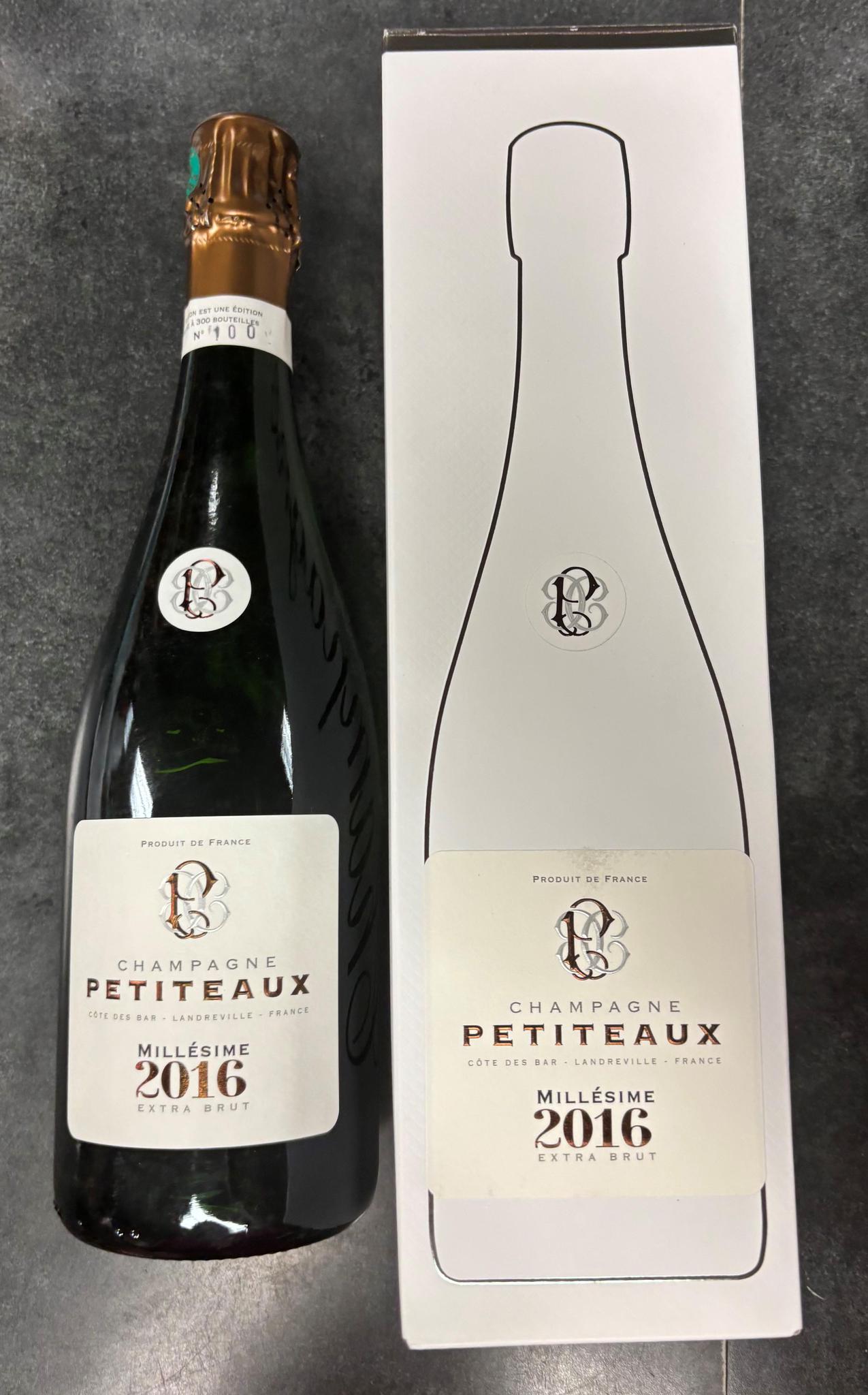 Champagne Petiteaux Extra Brut Vintage 2016