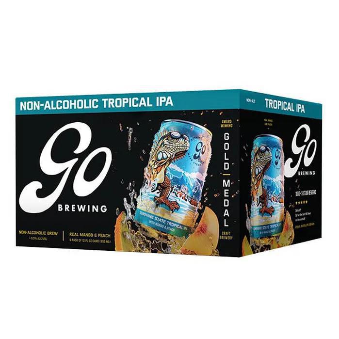 Go Brewing Non Alcoholic Tropical IPA 6-pack cans