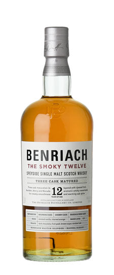 Benriach 12 Year Old The Smoky Twelve Single Malt Whisky- 750ml