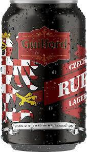 Guilford Hall Brewery Ruby Czech Lager 4-pack 16oz cans