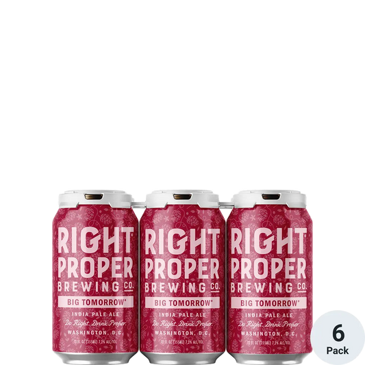 Right Proper Big Tomorrow 6-pack cans