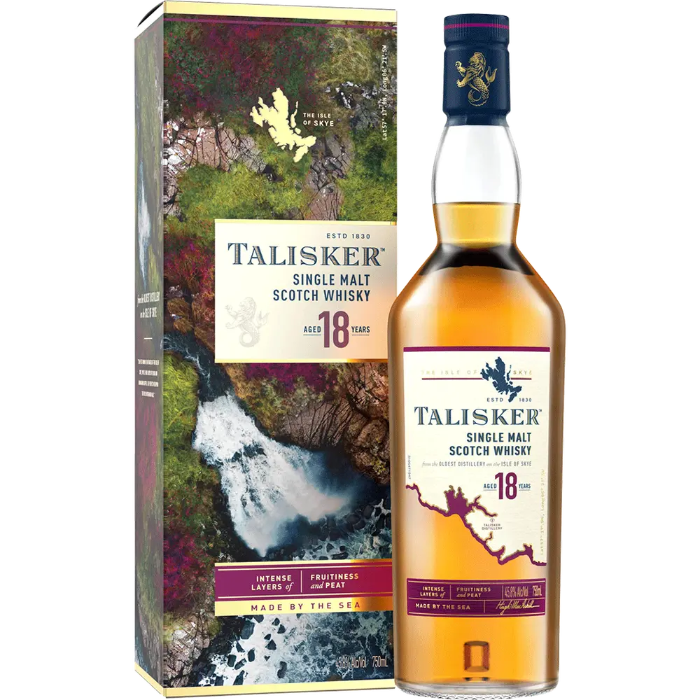 Talisker 18-yr Scotch Malt Whisky- 750ml