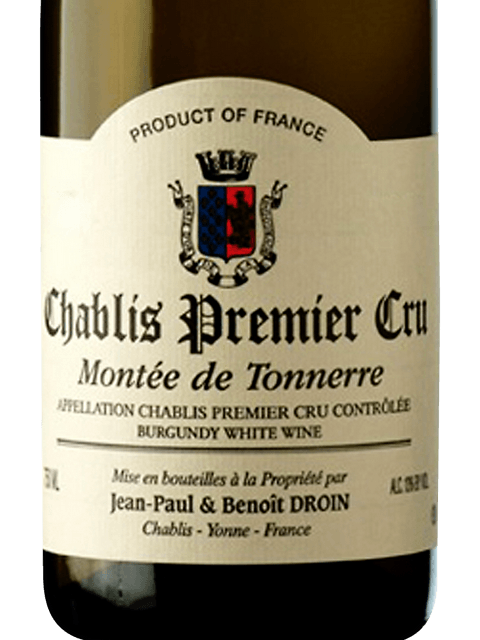 Droin Chablis 1er Cru Montee de Tonnere 2018