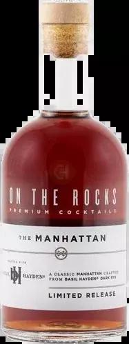 On The Rocks Manhattan Cocktail - 375ml