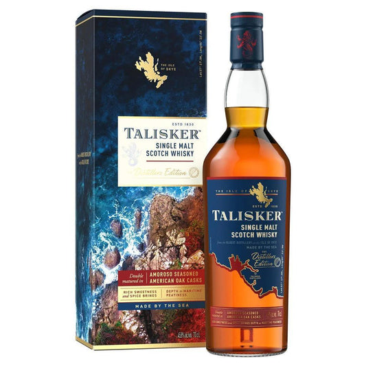 Talisker "The Distillers Edition" 2022 Double matured in Amoroso Seasoned American Oak Casks Single Malt Scotch Whisky  - 750ml