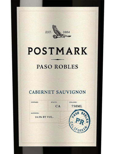 Postmark Cabernet Sauvignon Paso Robles 2020