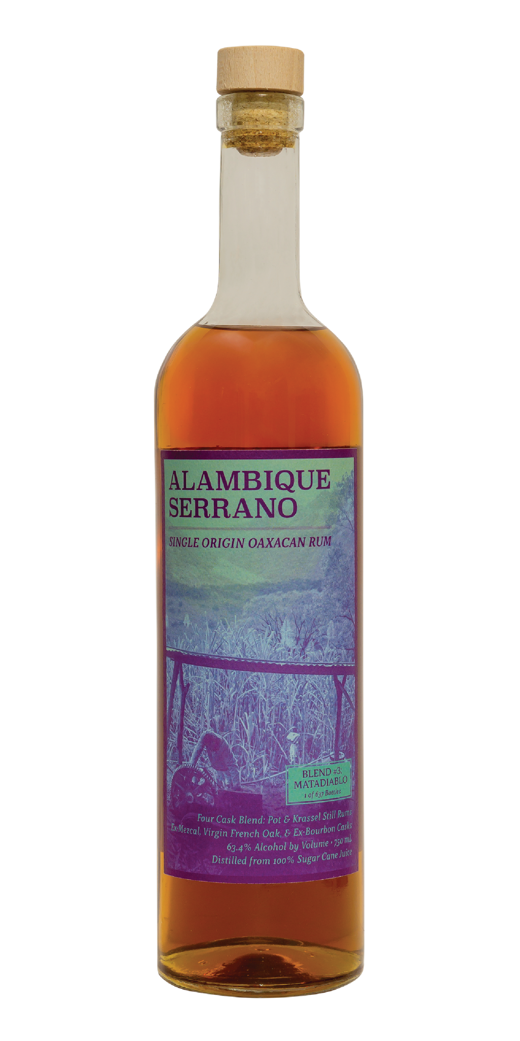 Alambique Serrano Blend #3 Matadiablo Rum (126.8 Prf) - 750ml