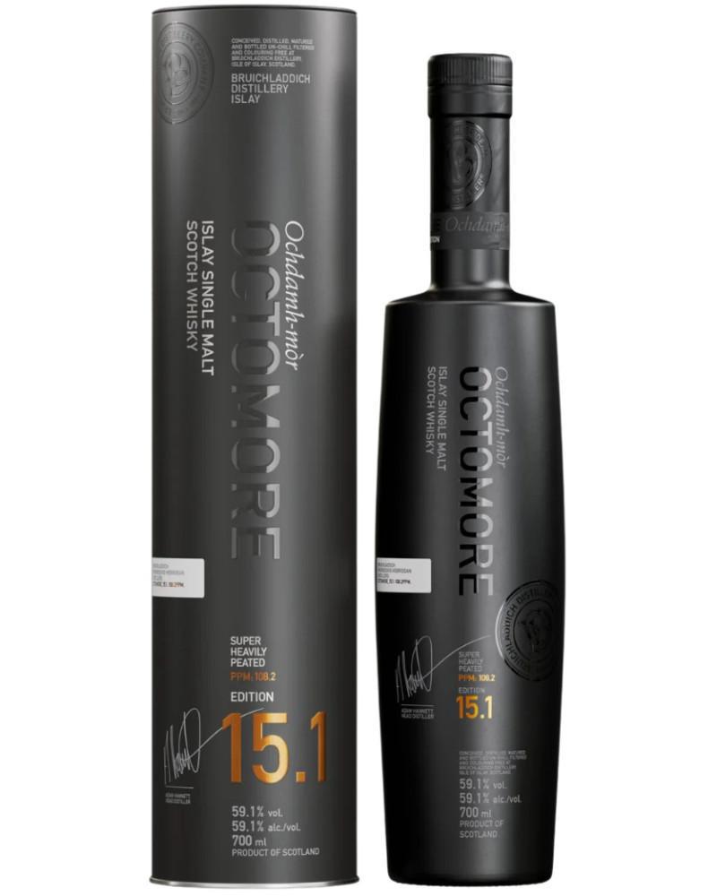 Bruichladdich Octomore 15.1 Aged 5 years, 108.2 PPM Single Malt Scotch Whisky - 700ml