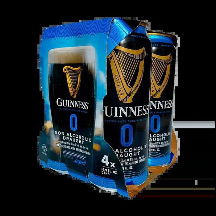 Guinness ZERO Non Alcoholic Draught 4-pack cans | Ace Beverage : Fine ...