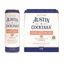 Austin Cocktails Sparkling Ruby Red 250ml cans- 4pack