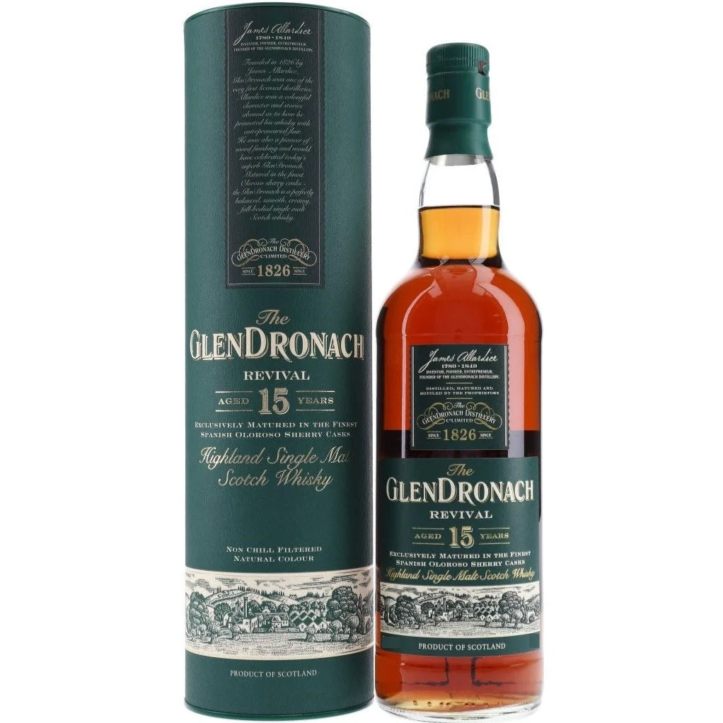 Glendronach Revival Single Malt Scotch Whisky 15yr-750ml