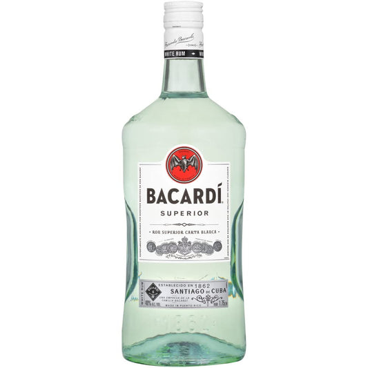 Bacardi Rum Superior White 80pf- Ltr