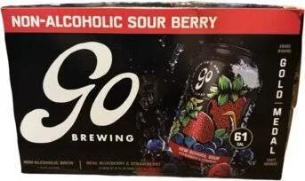 Go Brewing New School Sour Non Alcoholic 6-pack cans