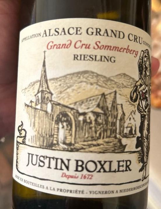 Justin Boxler Riesling Alsace Grand Cru Sommerberg 2017