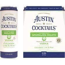 Austin Cocktails Sparkling Mojito 250ml cans- 4pack