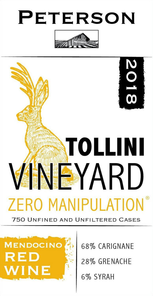 Peterson Tollini Vineyard Zero Manipulation GSM Red Blend 2018