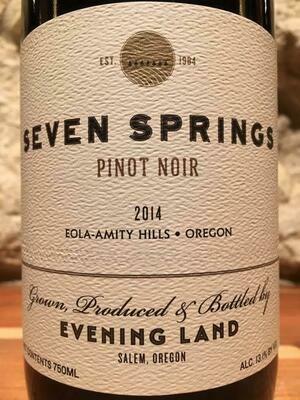 Evening Land Seven Springs Pinot Noir Oregon 2017