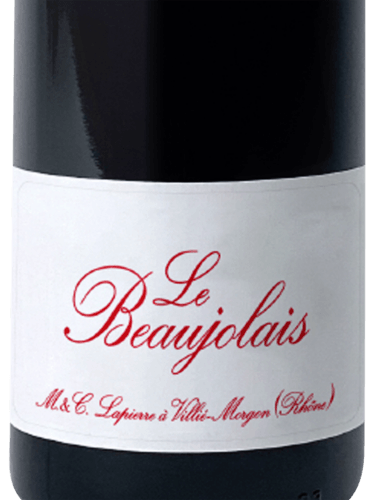 Marcel Lapierre Beaujolais Rouge Le Beaujolais 2022