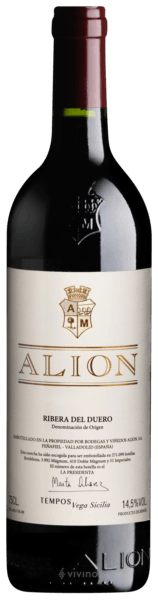 Bodegas Alion Ribera del Duero 2018