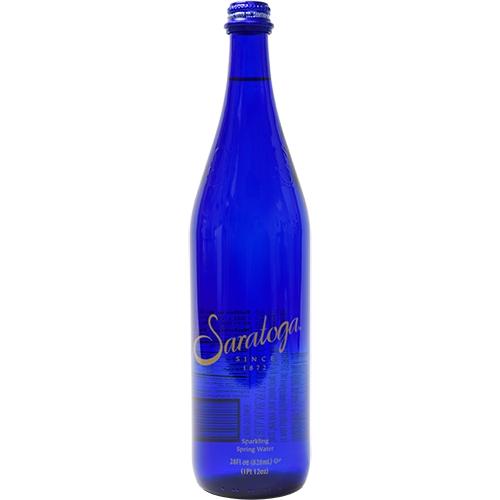 Saratoga Sparkling water 28fl/oz case