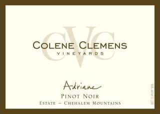 Colene Clemens Adriane Vineyard Pinot Noir 2016