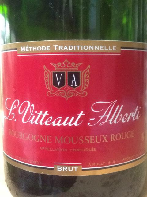 Vitteaut Alberti Bourgogne Mousseaux Rouge Brut NV