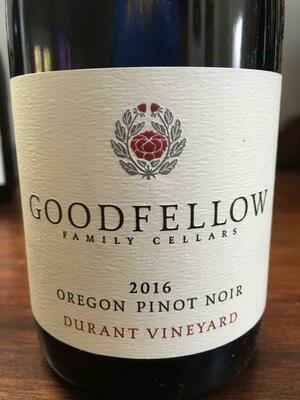 Goodfellow Pinot Noir Durant Vineyard Dundee Hills 2016