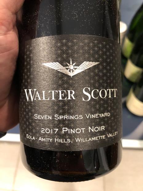 Walter Scott Pinot Noir Seven Springs 2017