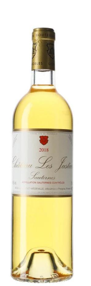 Chateau Les Justices Sauternes 2018 375ml