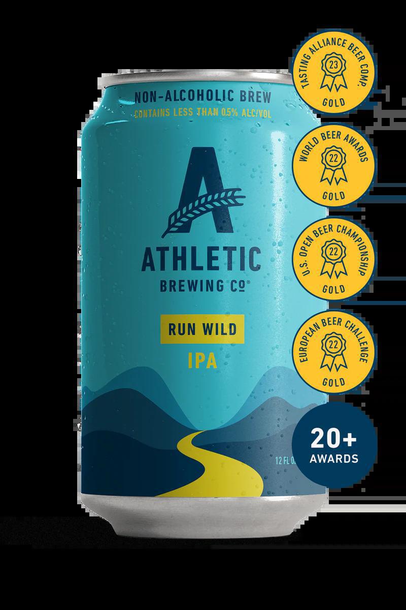 Athletic Brewing Run Wild IPA 6-pack cans Ace Beverage