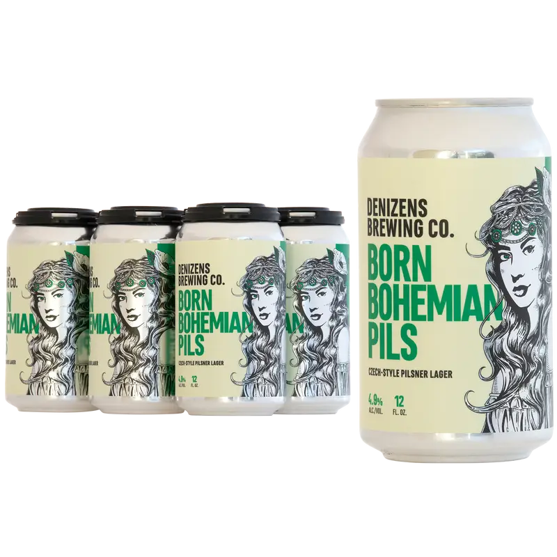 Denizens Born Bohemian Pils 6-pack Ace Beverage