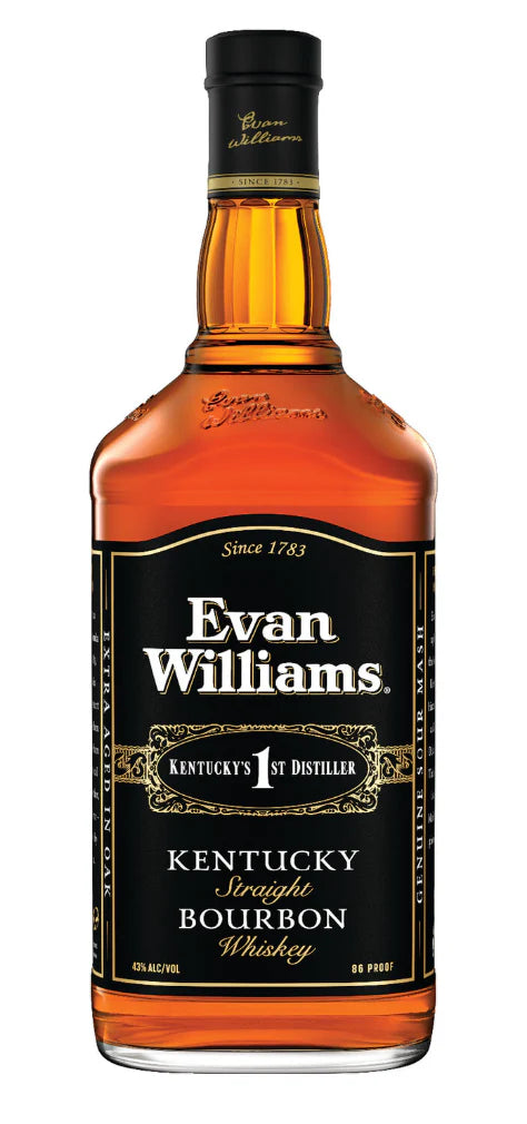 Evan Williams Bourbon 86 proof- Ltr Ace Beverage