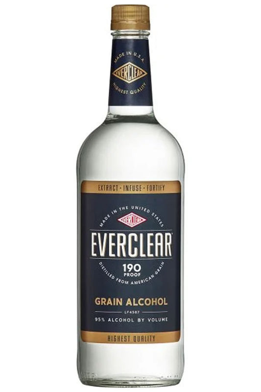 Everclear 190 Proof Grain Alcohol 750ml Ace Beverage