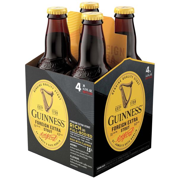 Guinness Foreign Extra Stout 4-pack Ace Beverage