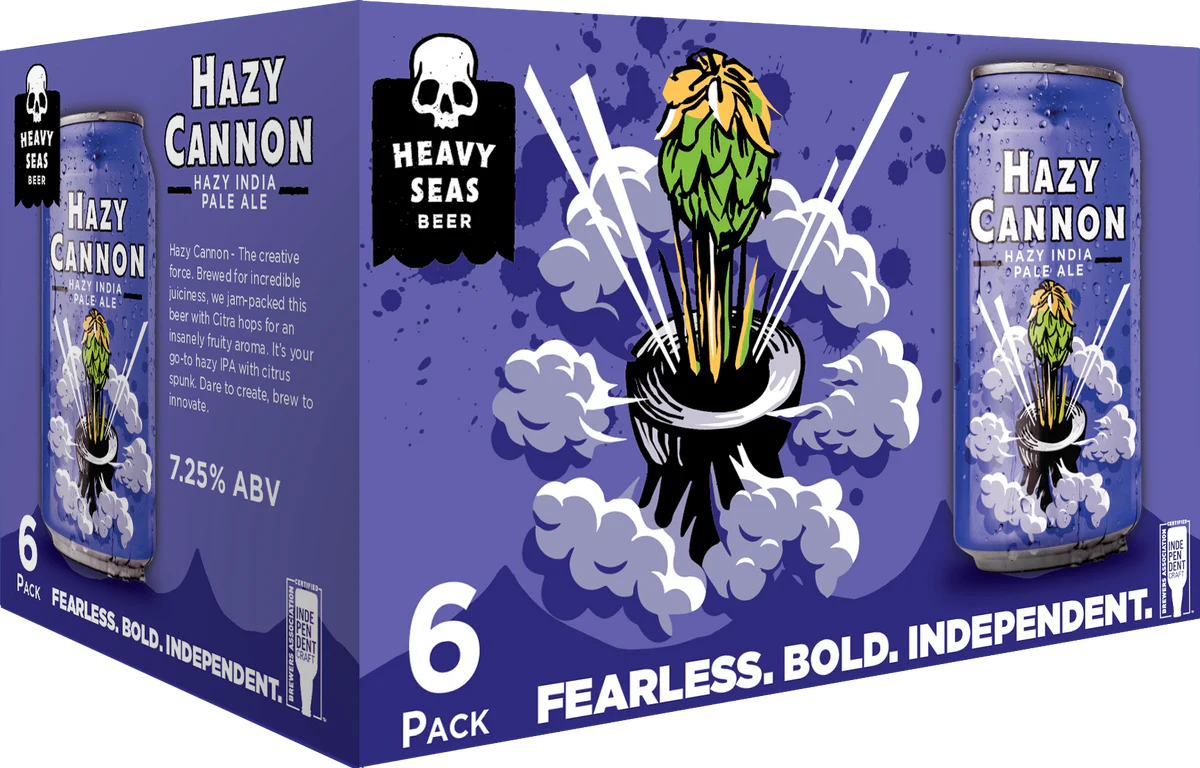 Heavy Seas Hazy Cannon Hazy IPA 6-pack Ace Beverage