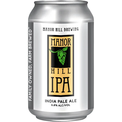 Manor Hill IPA 6-pack cans Ace Beverage