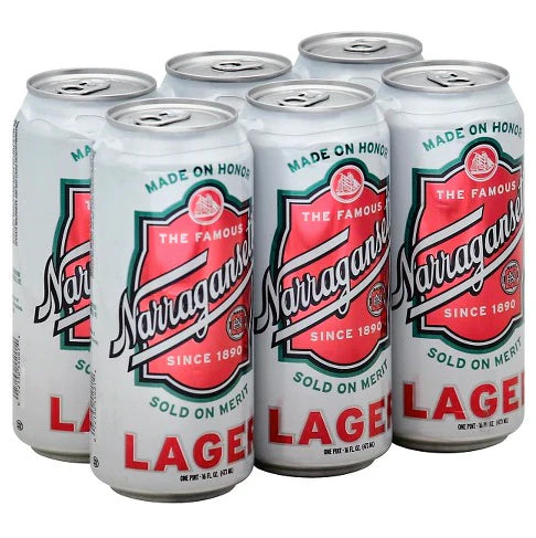 Narragansett Lager 16oz Cans - 6-Pack