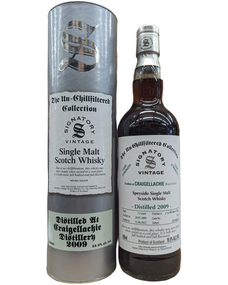 Signatory Cask Strength Craigellachie 13 years Old Single Malt Scotch Whisky (111.8 Pf) - 700ml Ace Beverage