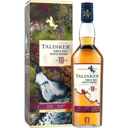 Talisker 18-yr Scotch Malt Whisky- 750ml Ace Beverage