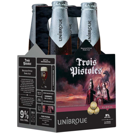 Unibroue Trois Pistoles Belgian Style Dark Strong Ale 4-pack Ace Beverage