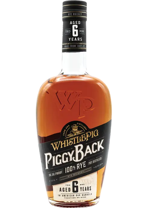 Whistlepig Piggyback 6-yr Rye- 750ml Ace Beverage