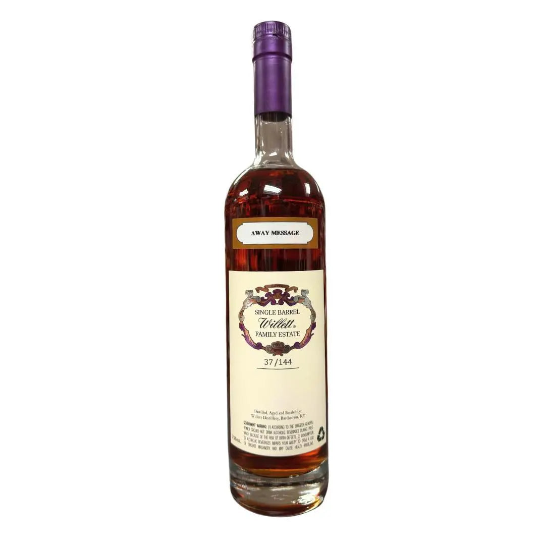 Willett Family Estate Straight Kentucky Bourbon "Away Message" 9yr (134.4 Proof)- 750ml Ace Beverage