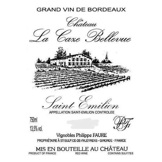 Chateau la Caze Bellevue Saint Emilion 2022