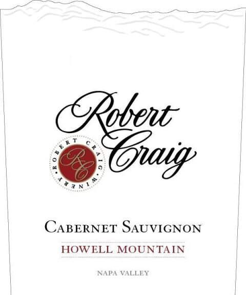 Robert Craig Cabernet Sauvignon Howell Mountain 2018