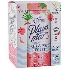 Jose Cuervo Playa mar Grapefruit hard seltzer 4-pack cans