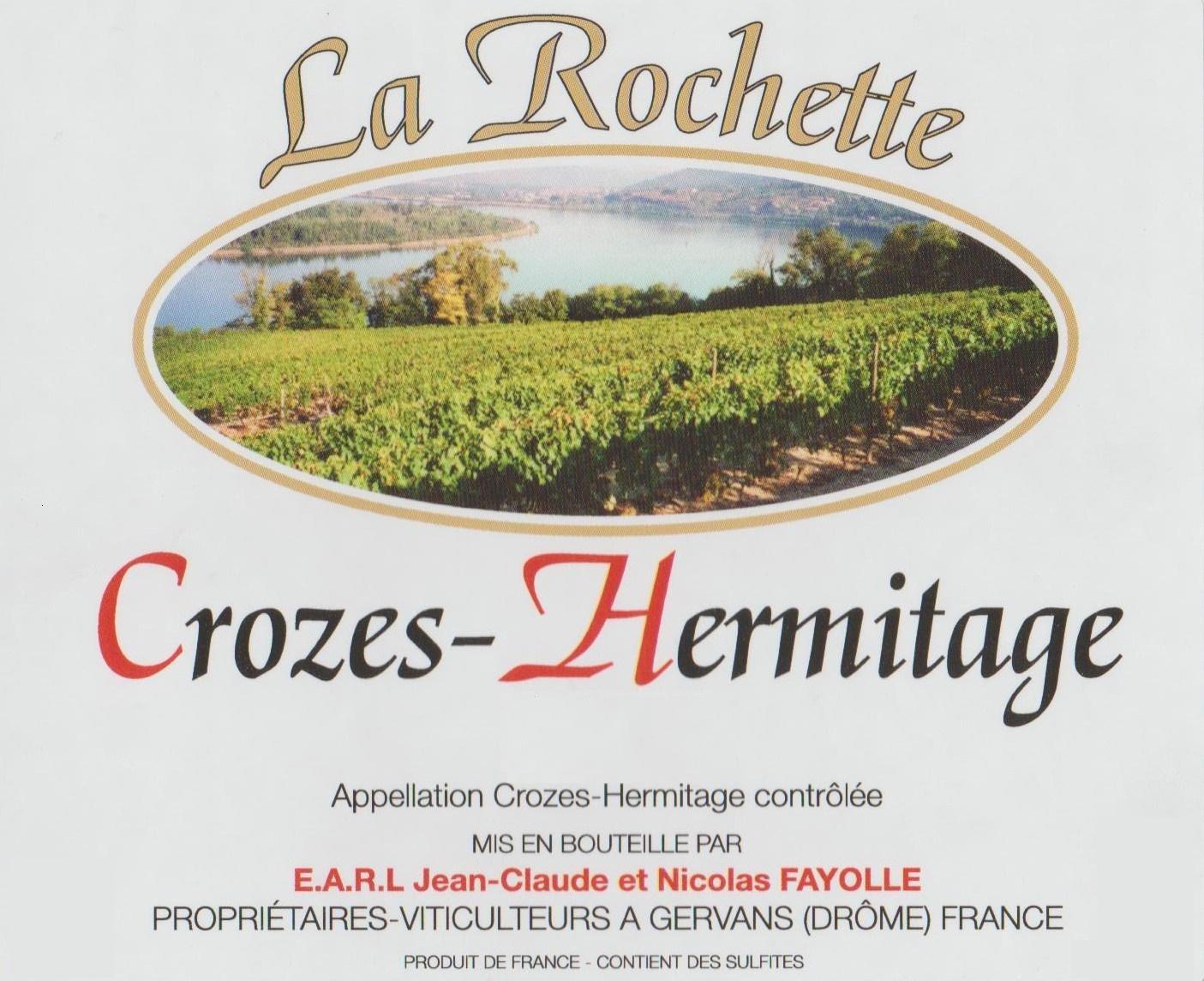 Domaine Fayolle Crozes Hermitage La Rochette 2019