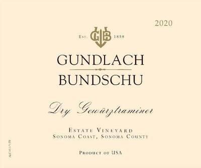 Gundlach Bundschu Gewurztraminer 2020