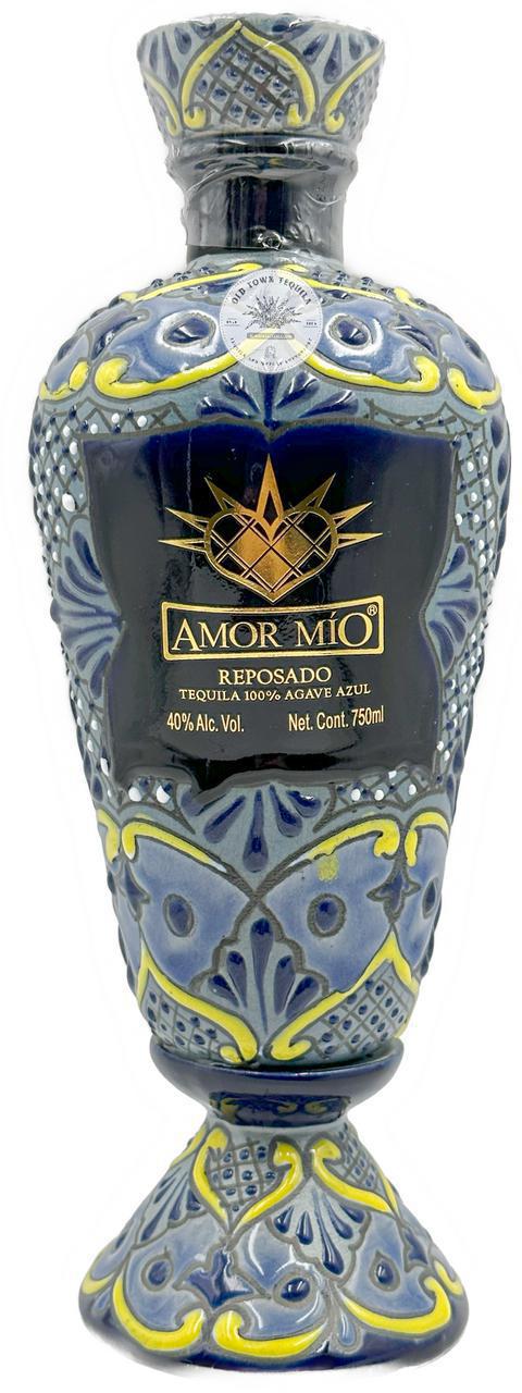 Amor Mio Reposado Tequila Ceramic Bottle - 750ml