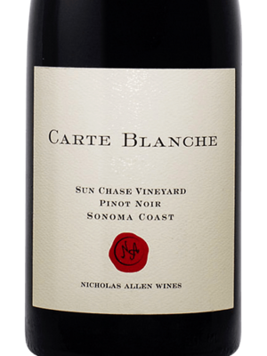 Carte Blanche Sun Chase Vyd Pinot Noir Sonoma Coast 14